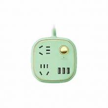 公牛BULL复古插座GN-R602U 1.5米绿色