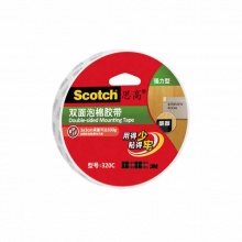 3M双面泡棉胶带 强力型320C 18mm*5.5m