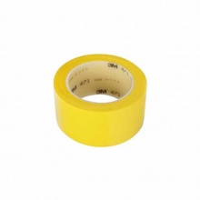3M警示胶带40mm*33m黄色标识胶带471