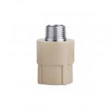 联塑灰色PPR水管外牙直通32×3/4