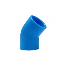 联塑PE给水管注塑承插45°弯头110