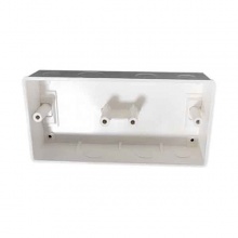 联塑PVC电线管 深暗盒2位底盒(加厚型)164×77×50