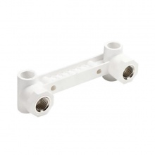 联塑白色PPR水管双联座内螺纹三通20×1/2