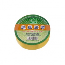 美讯电工胶布线束胶带PVC阻燃绝缘胶带电胶布 黄色18*0.19*10yds