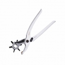 得力(deli) 光柄打孔钳6圆孔(银)9寸 DL1919C