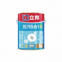 立邦竹炭净味抗污五合一内墙乳胶漆 墙面漆5L