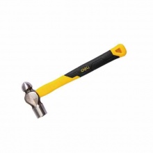 得力(deli) 纤维柄圆头锤(黄) DL443010 1lb