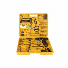 得力(deli) 锂电钻工具套装(黄)85件 DL1085L