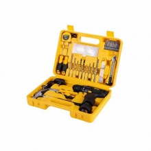 得力(deli) 锂电钻工具套装(黄)28件 DL1028L