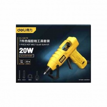 得力(deli) 7件热熔胶枪工具套装(白) DL1007R