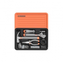 得力(deli) home系列层叠式工具组套-34件安装工具套装(橙) H1001-E
