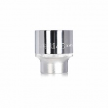 得力(deli) 19mm系列十二角重型套筒(银) DQ4519
