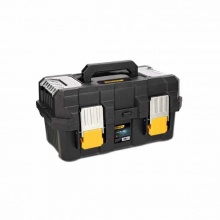 得力(deli) 加强折叠工具箱三层 加厚型工具箱PP塑料收纳箱 DL432519