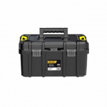 得力(deli) 宽体式工具箱(黑) 塑料收纳箱 DL432522A