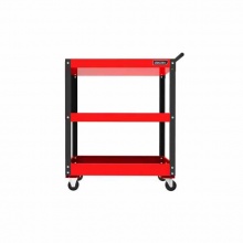 得力(deli) 三层零件工具车(红) DQ02203