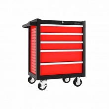 得力(deli) 五抽屉工具车(红) DQ02305