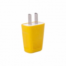 得力(deli) 电源插头二插250V~10A(黄) T18296