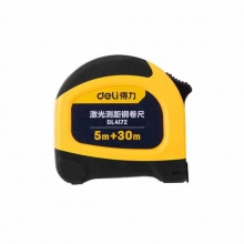 得力(deli) 激光测距钢卷尺(黄) DL4172
