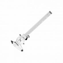 得力(deli) 带表卡尺专业0.01mm(红) DL93150B
