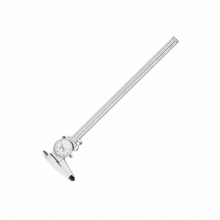 得力(deli) 带表卡尺专业0.01mm(红) DL93300B