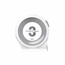 得力(deli) 尺极小自锁(白) 钢卷尺 H8103A