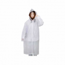 得力(deli) 成人一次性雨衣EVA(白)均码 DL553010