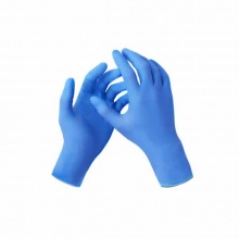 得力(deli)一次性丁腈手套(蓝) DL521301L